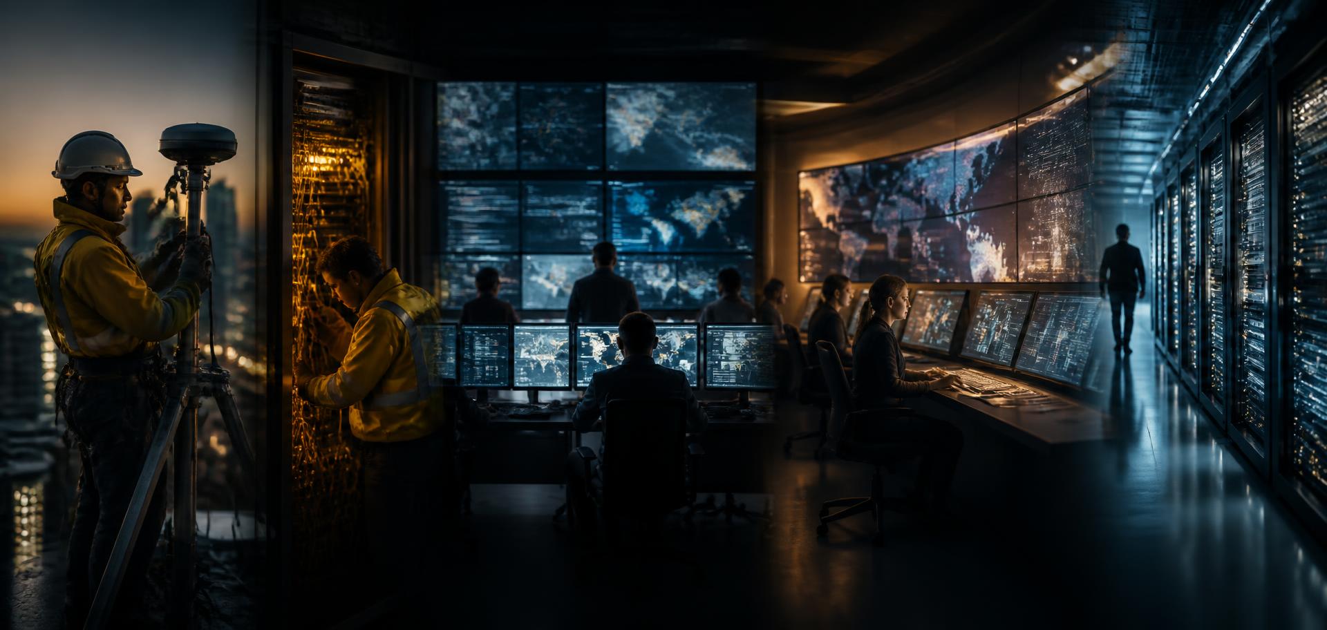 ETIT engineers, network infrastructure, security operations and data centre working as one connected ecosystem